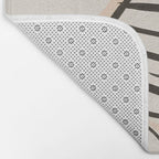 Abstract Cat in Lines Bath Mat Gallery Image 2