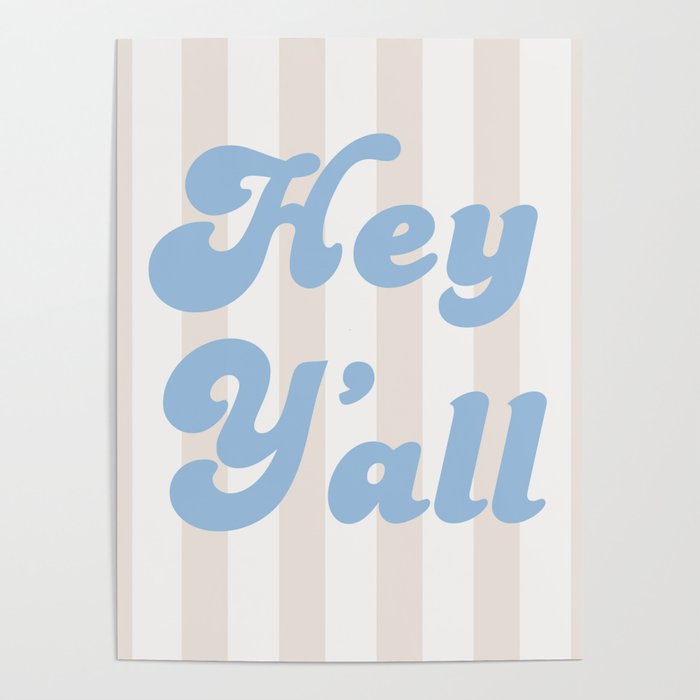 Hey Y'all Coastal Cowgirl Poster Gallery Image 4