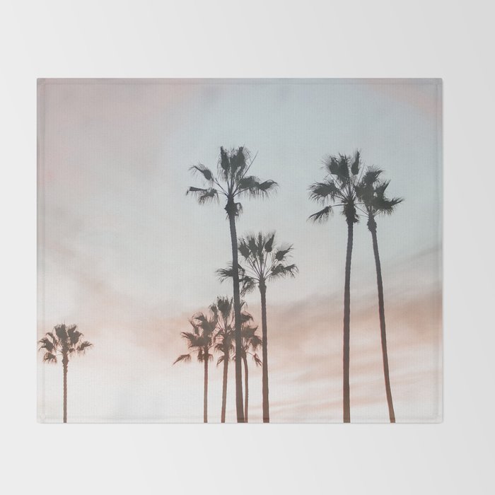 Palm Tree California Throw Blanket Gallery Image 2