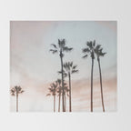 Palm Tree California Throw Blanket Gallery Image 2