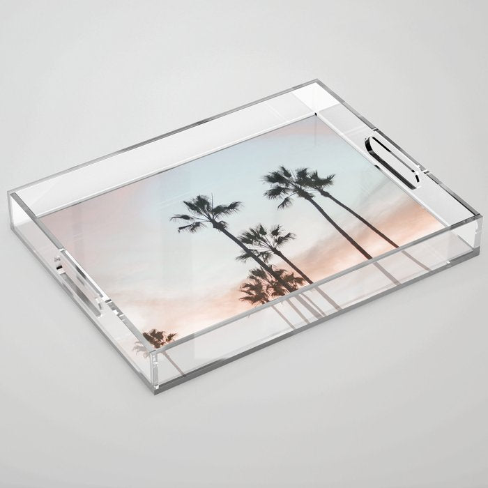 Palm Tree California Acrylic Tray Gallery Image 1