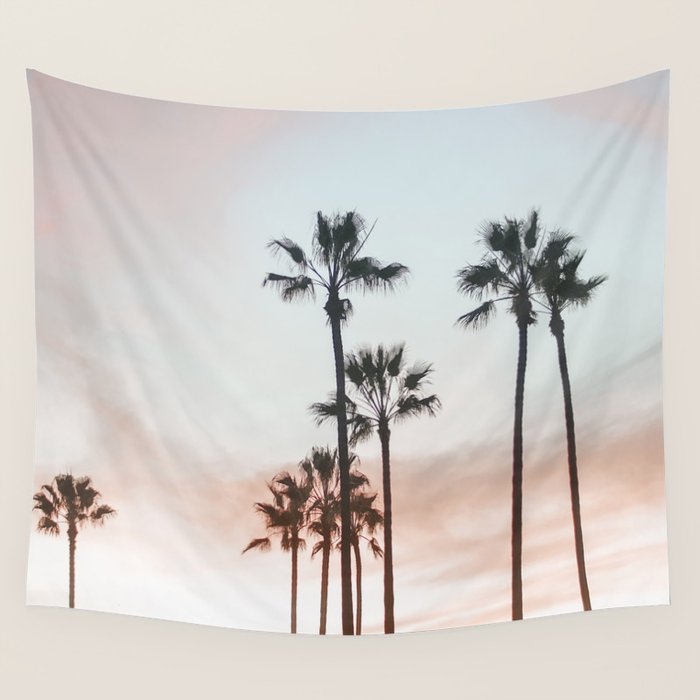 Palm Tree California Wall Tapestry Gallery Image 1