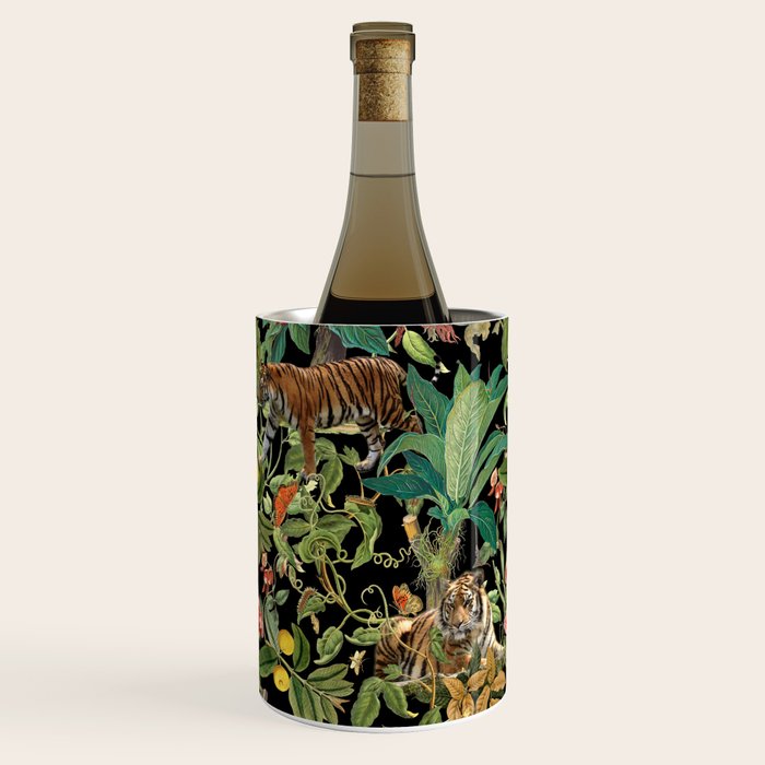 TIGER IN THE DARK JUNGLE Wine Chiller Gallery Image 2