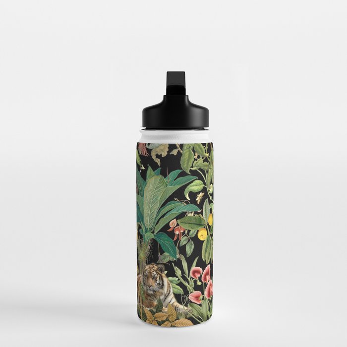 TIGER IN THE DARK JUNGLE Water Bottle Gallery Image 3