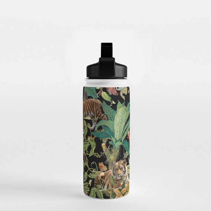 TIGER IN THE DARK JUNGLE Water Bottle Gallery Image 2
