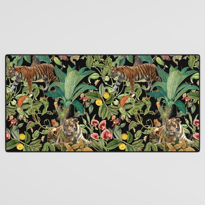TIGER IN THE DARK JUNGLE Desk Mat Gallery Image 3