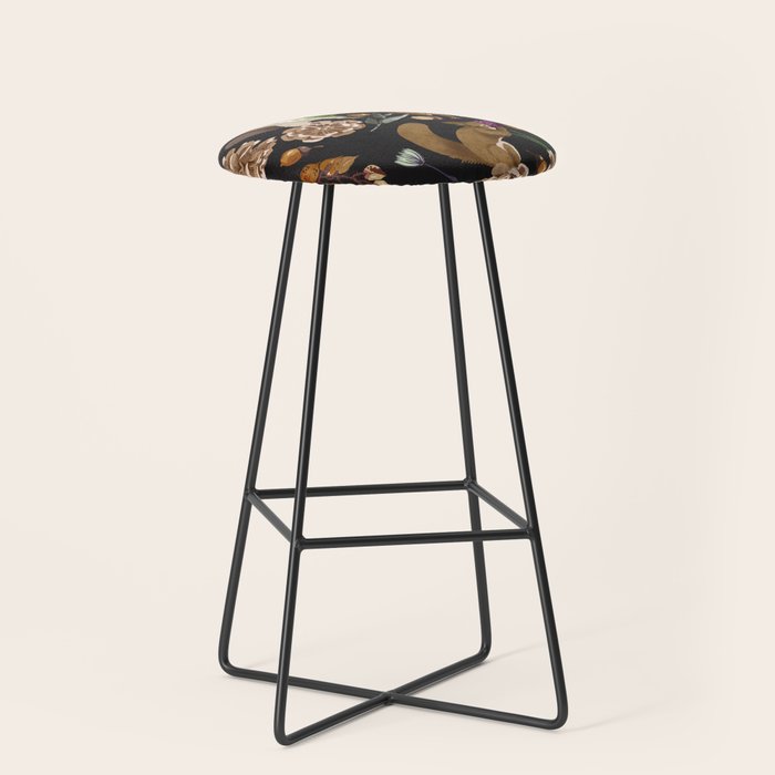 Squirrel flowering dark meadow Stool Gallery Image 1