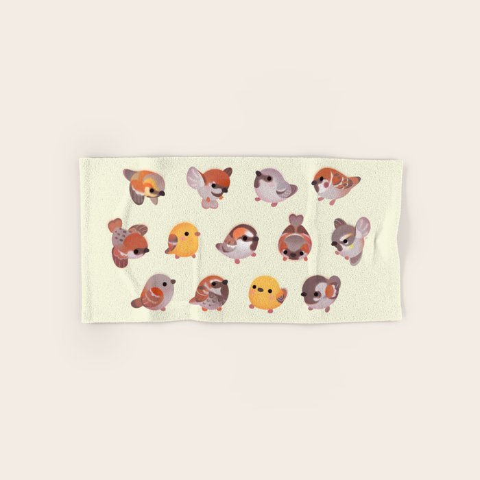Sparrow (Passer) Bath Towel Gallery Image 1