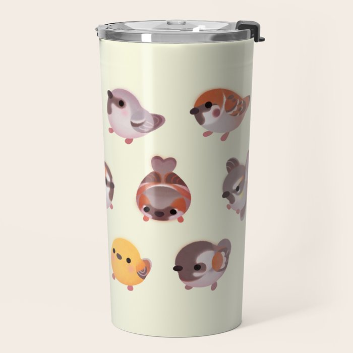 Sparrow (Passer) Travel Mug Gallery Image 2
