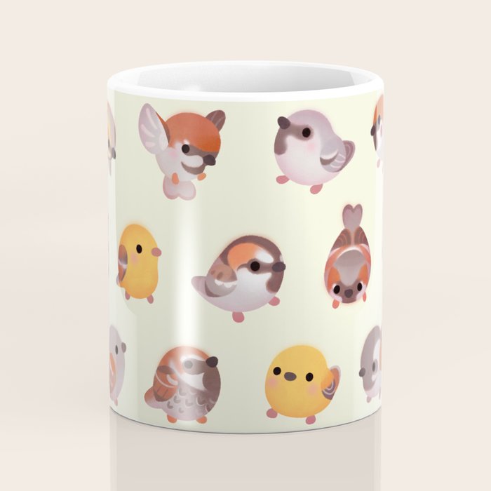 Sparrow (Passer) Coffee Mug Gallery Image 4