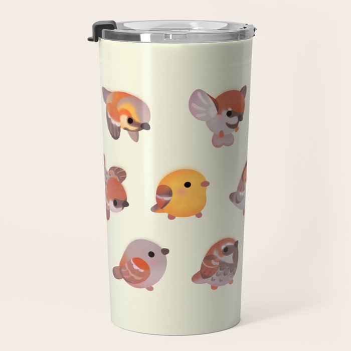 Sparrow (Passer) Travel Mug Gallery Image 3