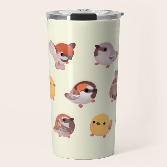 Sparrow (Passer) Travel Mug Gallery Image 1