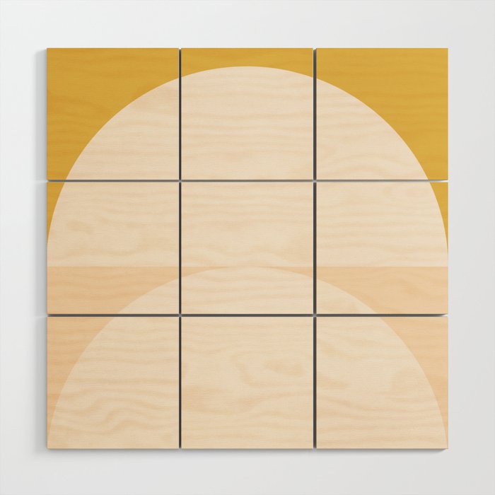 Abstract Geometric 01 Wood Wall Art Gallery Image 1
