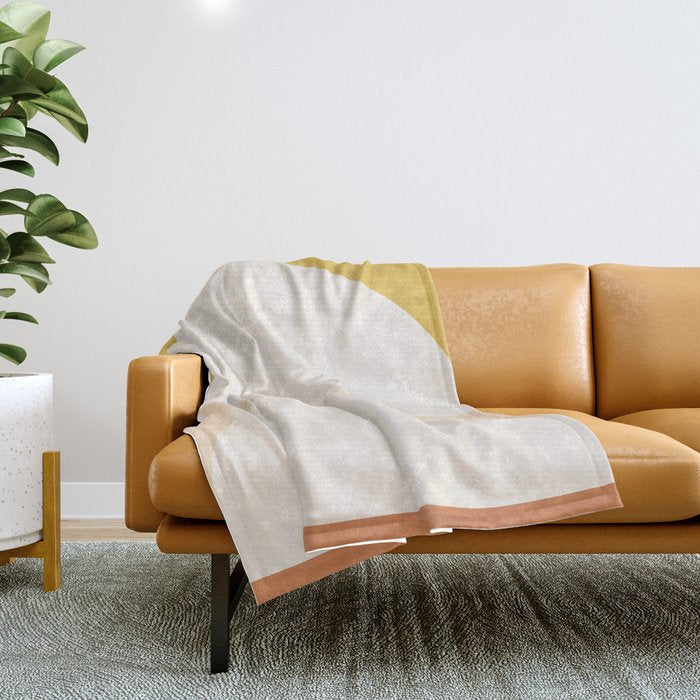 Abstract Geometric 01 Throw Blanket Gallery Image 1