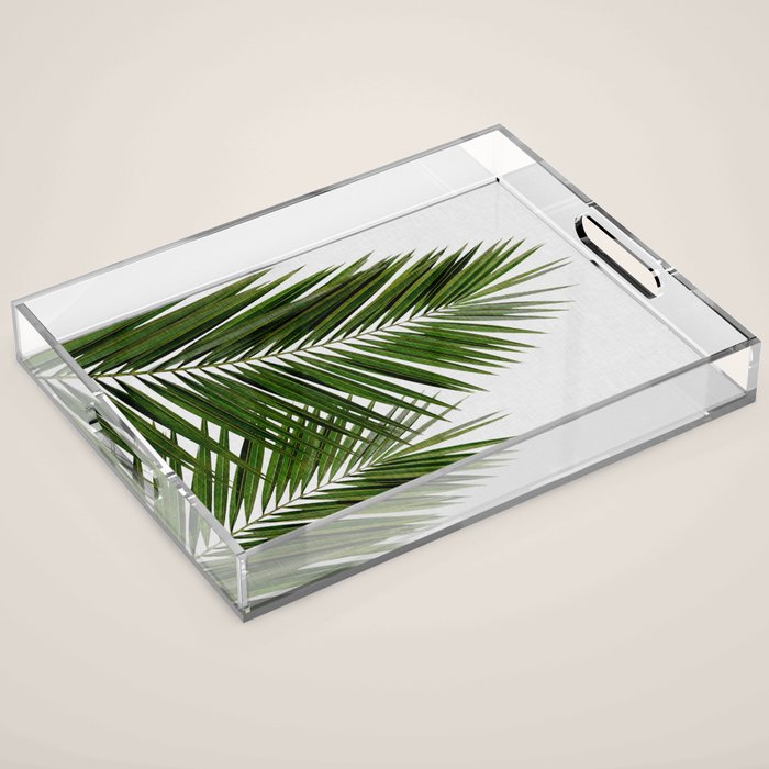 Palm Leaf II Acrylic Tray Gallery Image 1