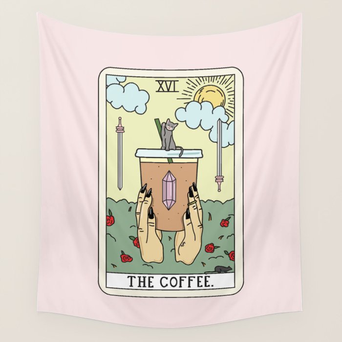 COFFEE READING Wall Tapestry Gallery Image 4