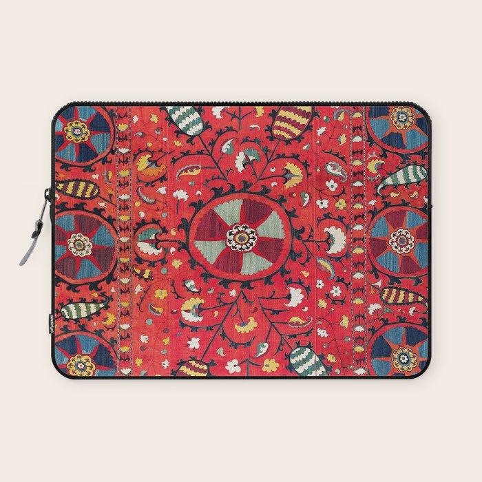 Lakai Suzani Samarkand Uzbekistan Embroidery Print Laptop Sleeve Gallery Image 1
