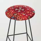 Lakai Suzani Samarkand Uzbekistan Embroidery Print Stool Gallery Image 2