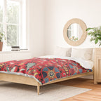 Lakai Suzani Samarkand Uzbekistan Embroidery Print Duvet Cover Gallery Image 2