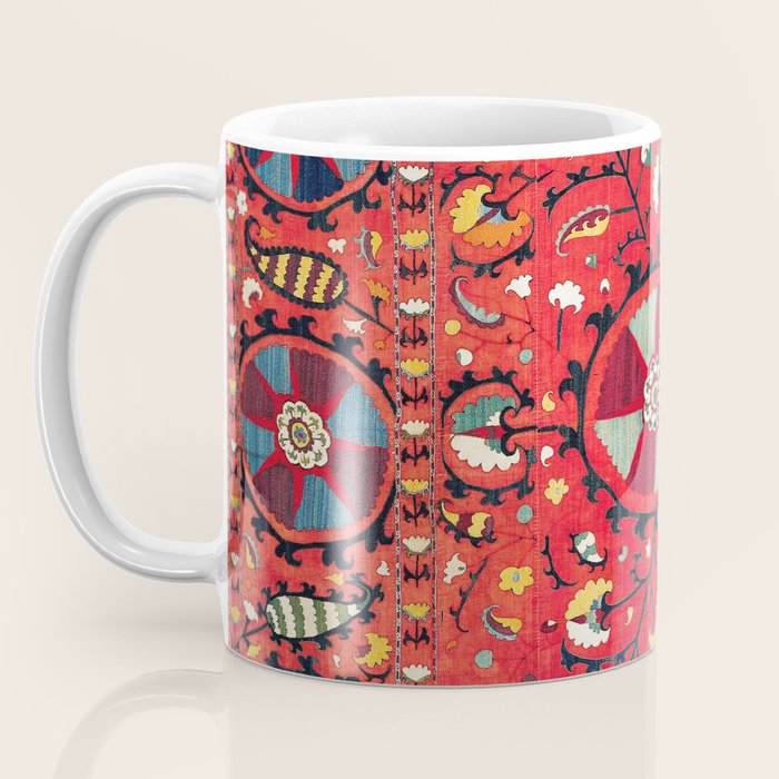 Lakai Suzani Samarkand Uzbekistan Embroidery Print Coffee Mug Gallery Image 3