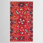 Lakai Suzani Samarkand Uzbekistan Embroidery Print Tablecloth Gallery Image 2