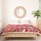 Lakai Suzani Samarkand Uzbekistan Embroidery Print Duvet Cover Gallery Image 3