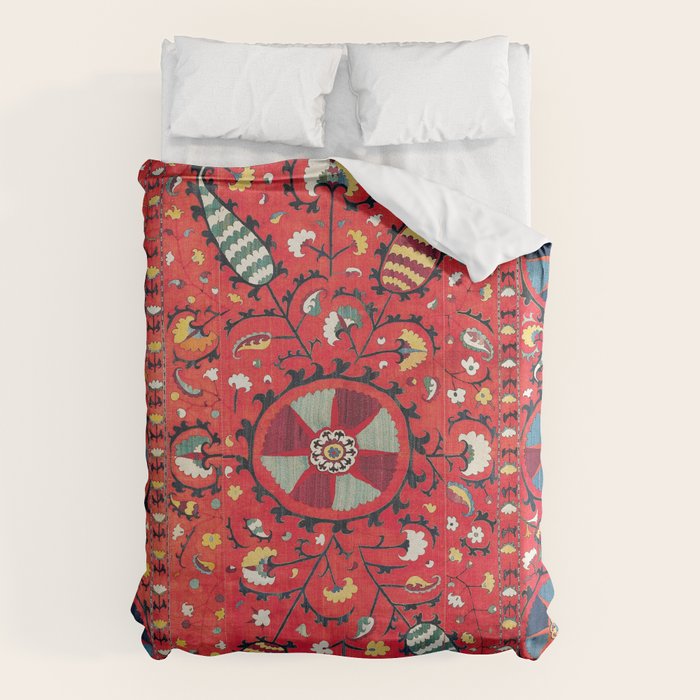 Lakai Suzani Samarkand Uzbekistan Embroidery Print Duvet Cover Gallery Image 6