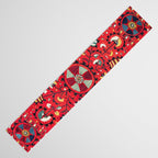 Lakai Suzani Samarkand Uzbekistan Embroidery Print Table Runner Gallery Image 3