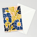 Modern floral illustration; Backyard flower Stationery Card Gallery Image 2