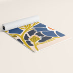 Modern floral illustration; Backyard flower Yoga Mat Gallery Image 2