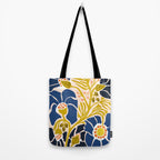 Modern floral illustration; Backyard flower Tote Bag Gallery Image 2