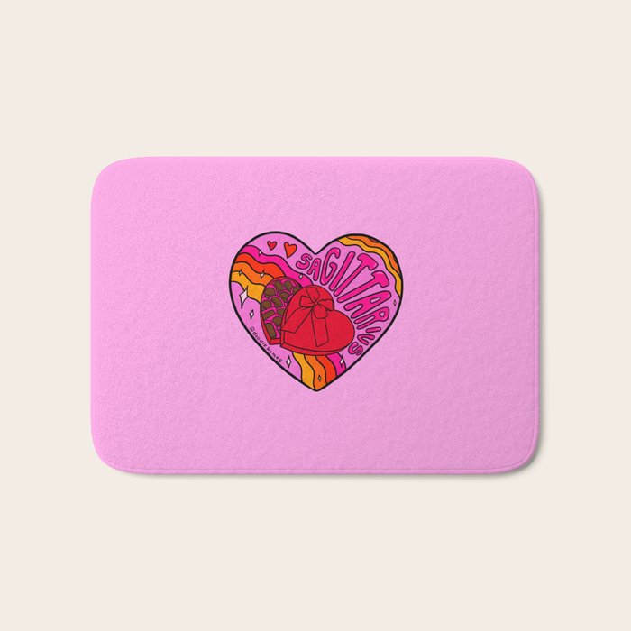 Sagittarius Valentine Bath Mat Gallery Image 1