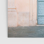 Blue Trastevere Rome front door | Italy pastel travel photography | Front door collection Poster Gallery Image 3