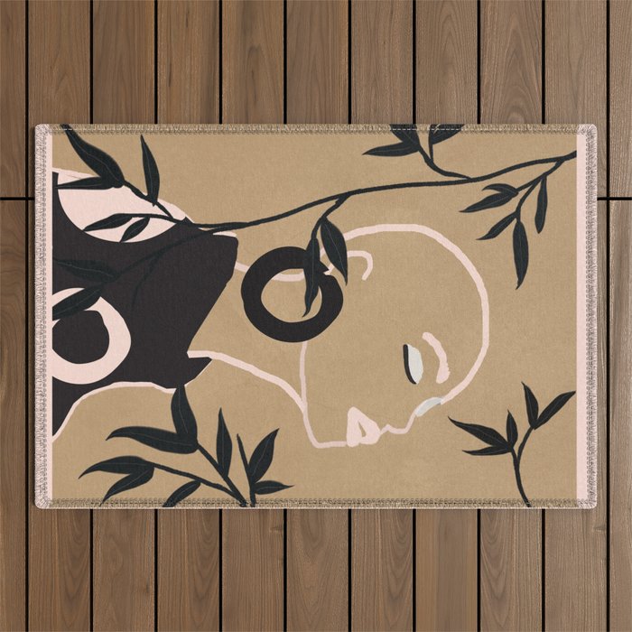 Breeze in the Garden 1 Outdoor Rug Gallery Image 1