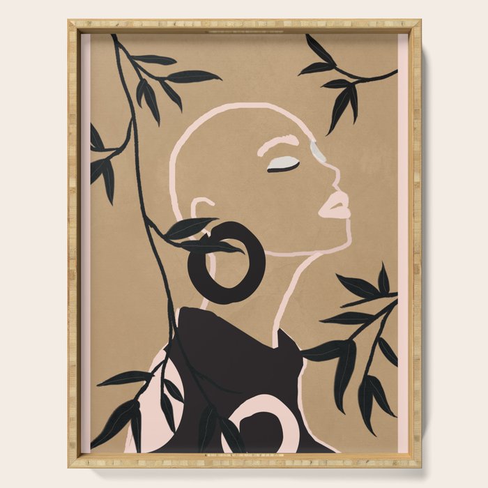 Breeze in the Garden 1 Serving Tray Gallery Image 1