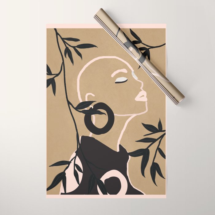 Breeze in the Garden 1 Wrapping Paper Gallery Image 1