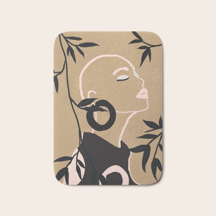 Breeze in the Garden 1 Bath Mat Gallery Image 1