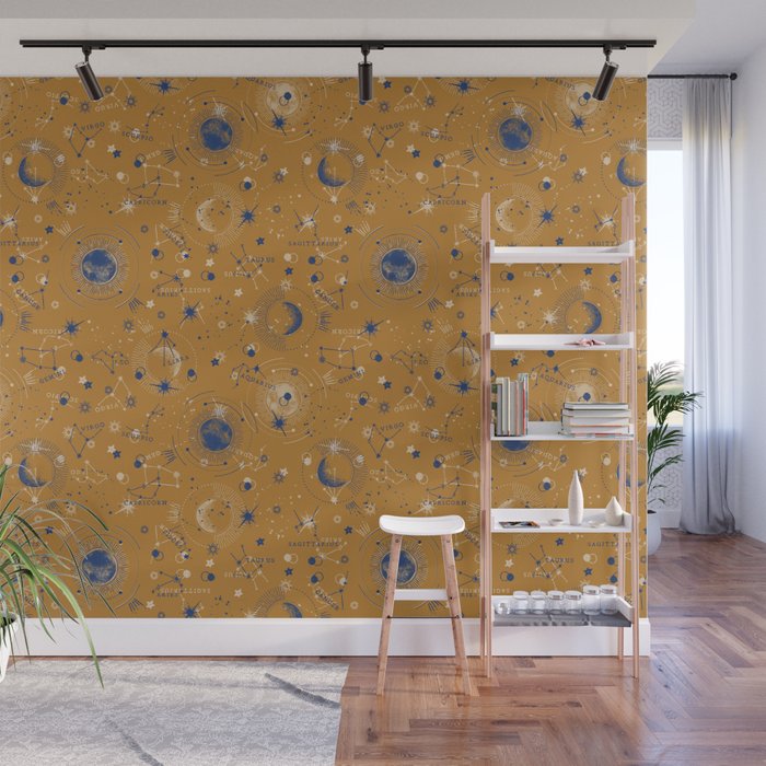Zodiac abstract YB 1 Wall Mural Gallery Image 1