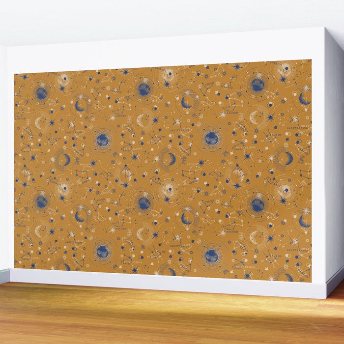 Zodiac abstract YB 1 Wall Mural Gallery Image 2