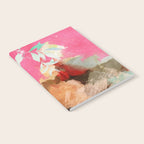 pink peachy branch in summer garden Notebook Gallery Image 2