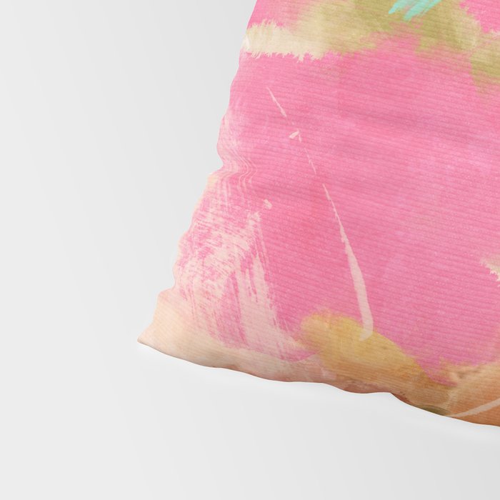 pink peachy branch in summer garden Pillow Sham Gallery Image 4