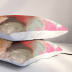 pink peachy branch in summer garden Pillow Sham Gallery Image 3