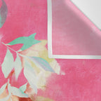 pink peachy branch in summer garden Wall Tapestry Gallery Image 3