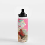 pink peachy branch in summer garden Water Bottle Gallery Image 2