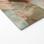 pink peachy branch in summer garden Welcome Mat Gallery Image 2