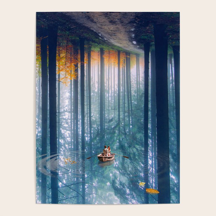 The upside of falling down Poster