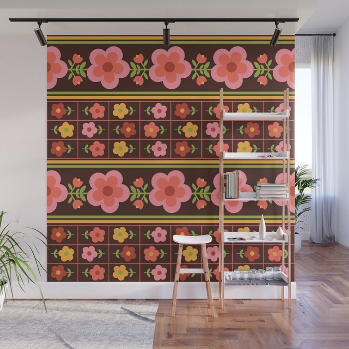 Retro Brownie Wall Mural Gallery Image 1