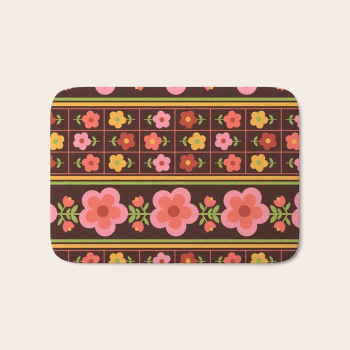 Retro Brownie Bath Mat Gallery Image 1