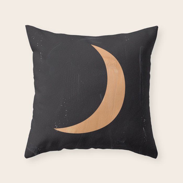 Boho Moon Throw Pillow Gallery Image 6