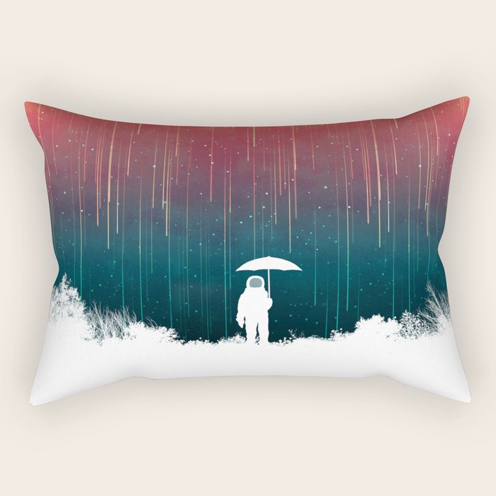 Meteoric rainfall Rectangular Pillow Gallery Image 1